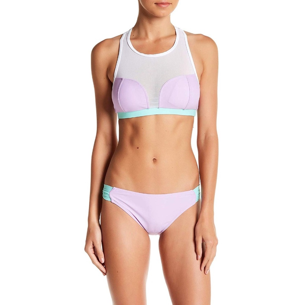 YMI 2 Piece Juniors Bikini Mesh Swimsuit Set NWT - Picture 1 of 5